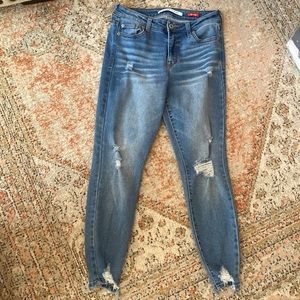 Celebrity Pink The Rider cropped skinny jeans